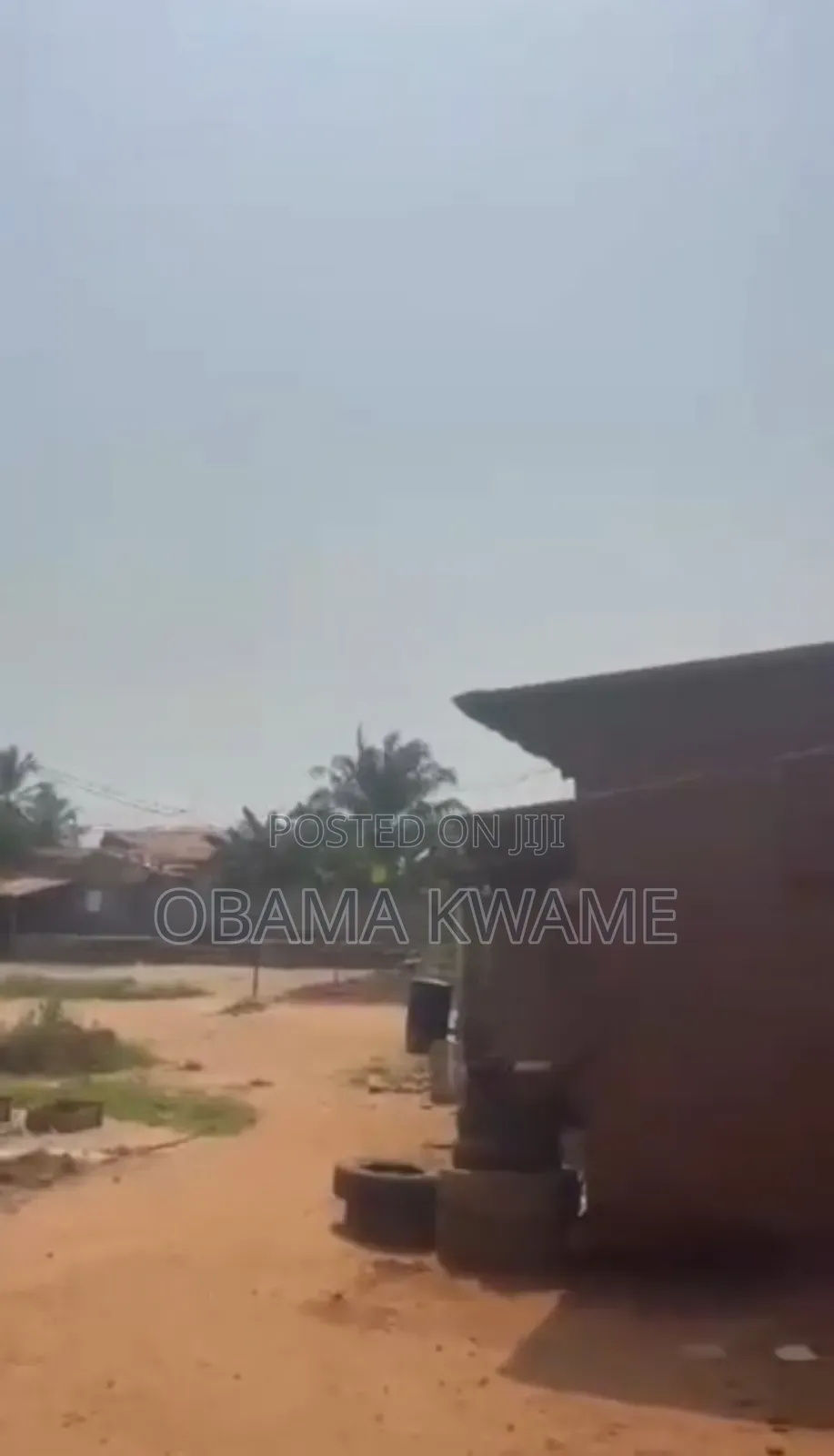 Title 6 Plots of Roadside Land for Sale at Adenta Housing Down