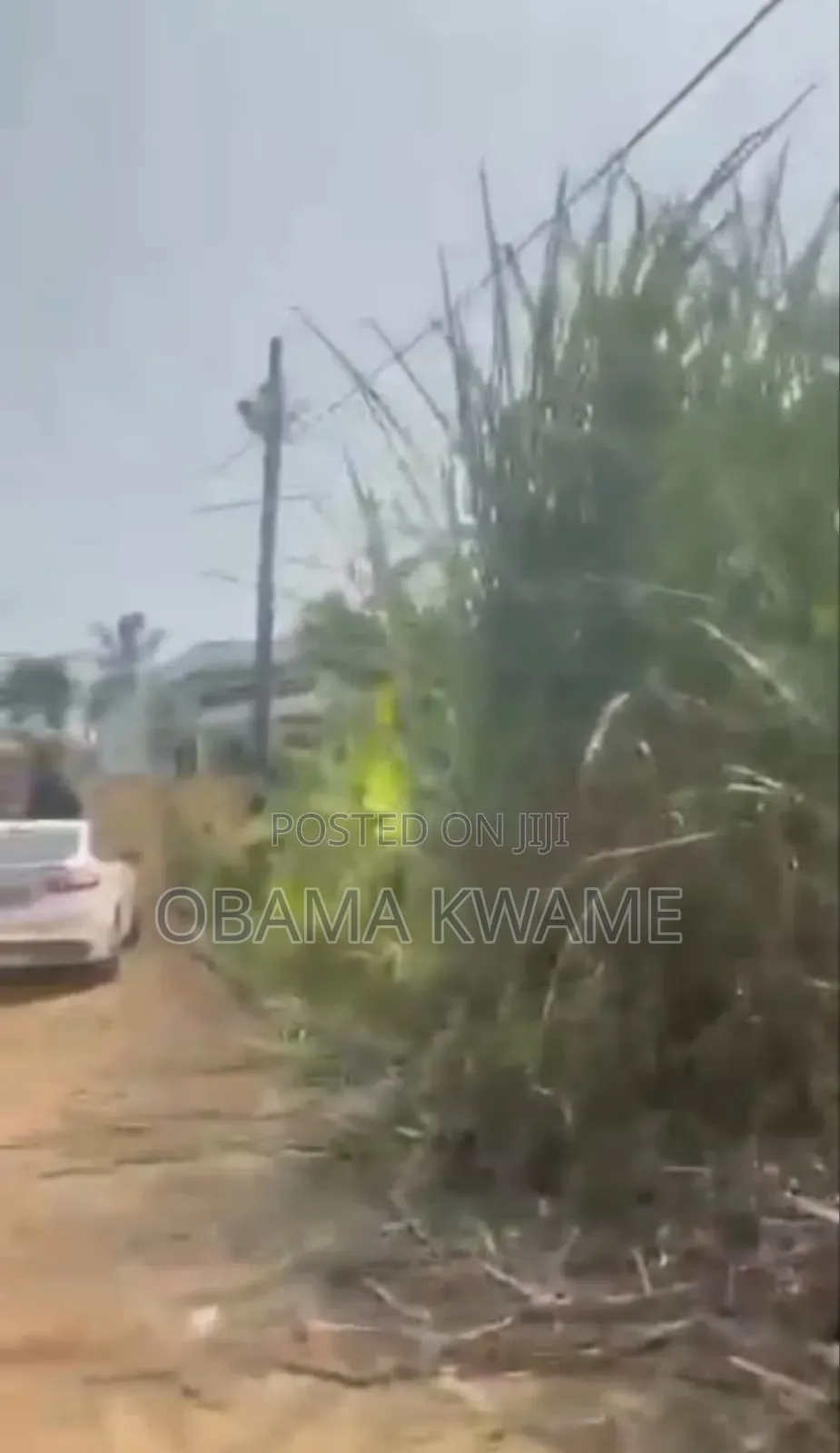 Title 6 Plots of Roadside Land for Sale at Adenta Housing Down