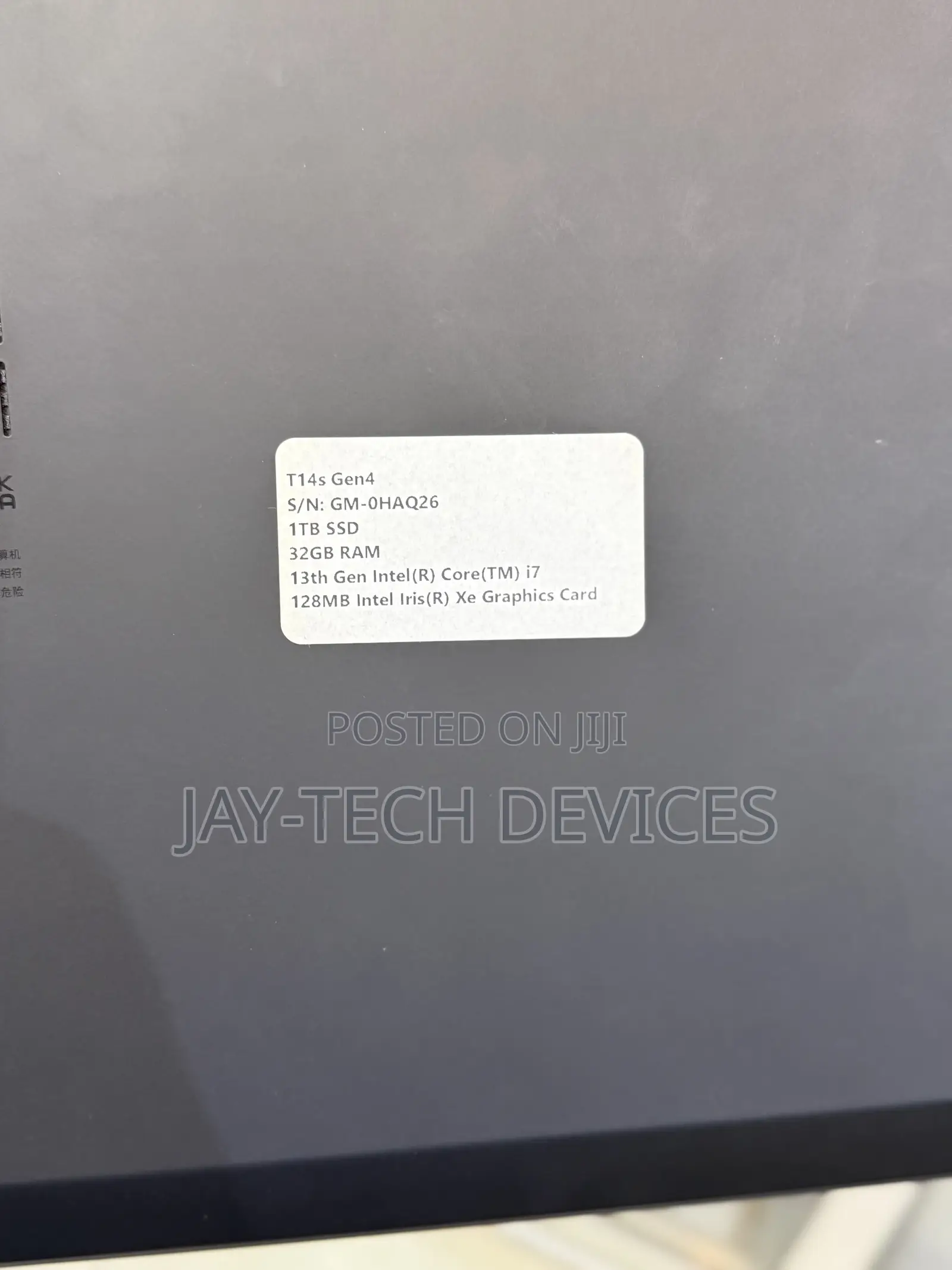 New Laptop Lenovo ThinkPad T14s G4 32GB Intel Core I7 SSD 1T