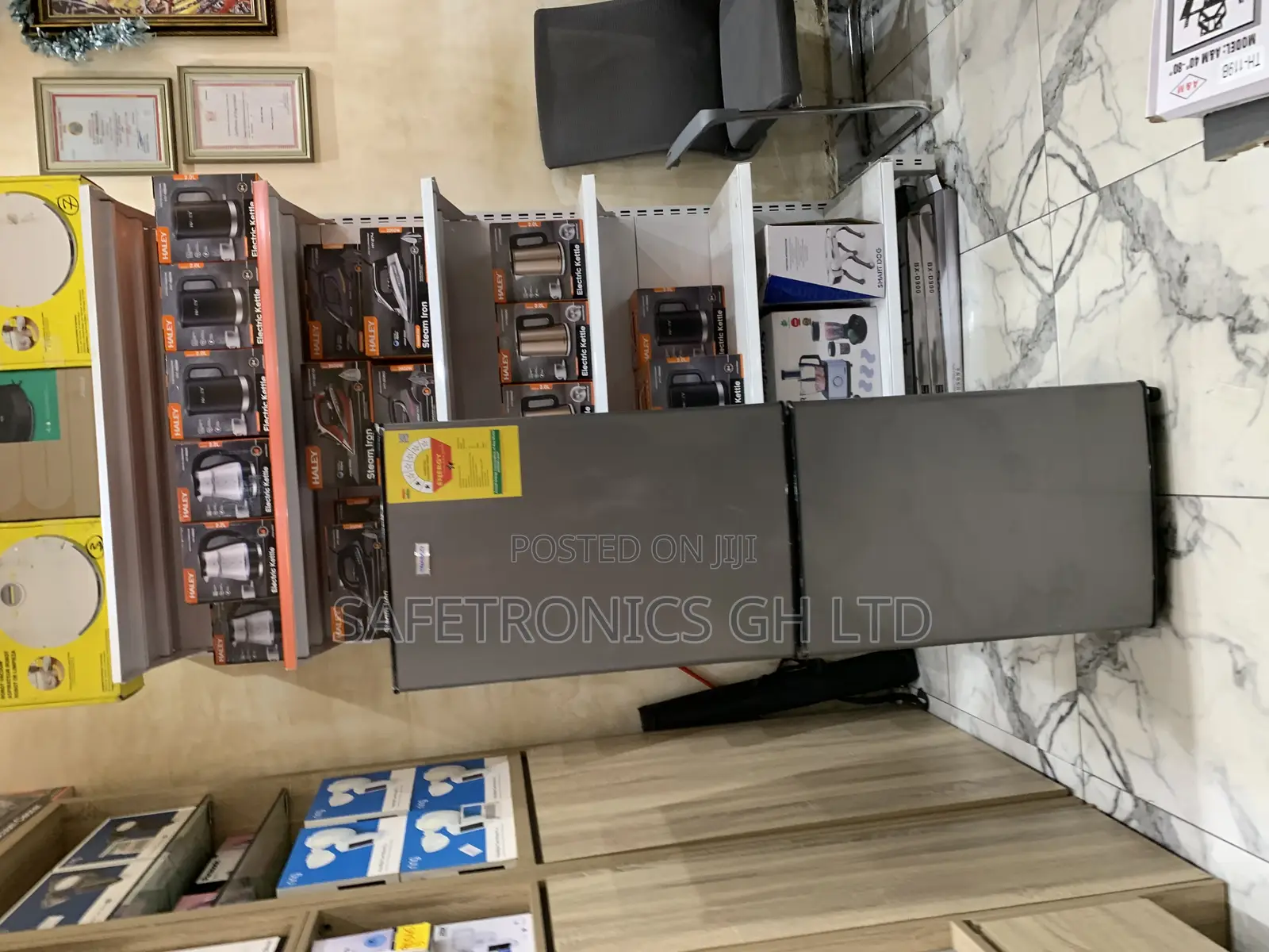 Just Order Nasf2-20fl Bottom Mount 2 Doors 158l Grey Fridge