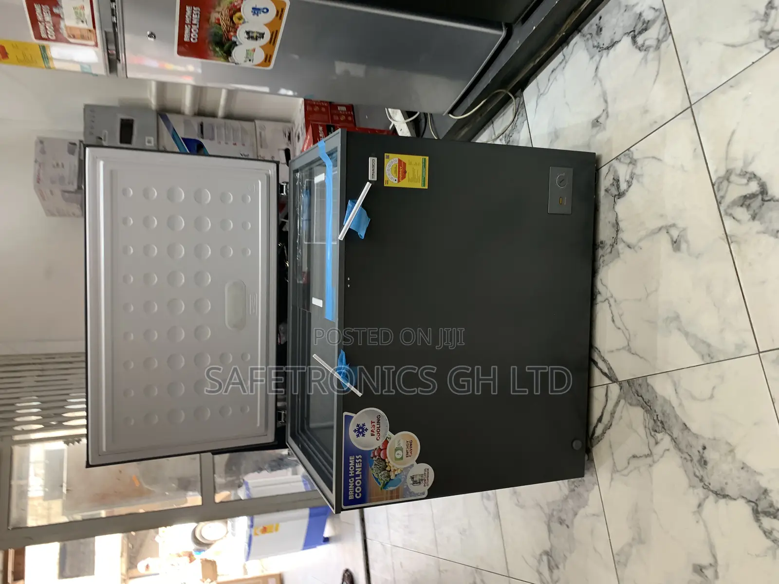 Authentic Grey 251ltrs Singledoor Nas-300 Lock Key Freezer