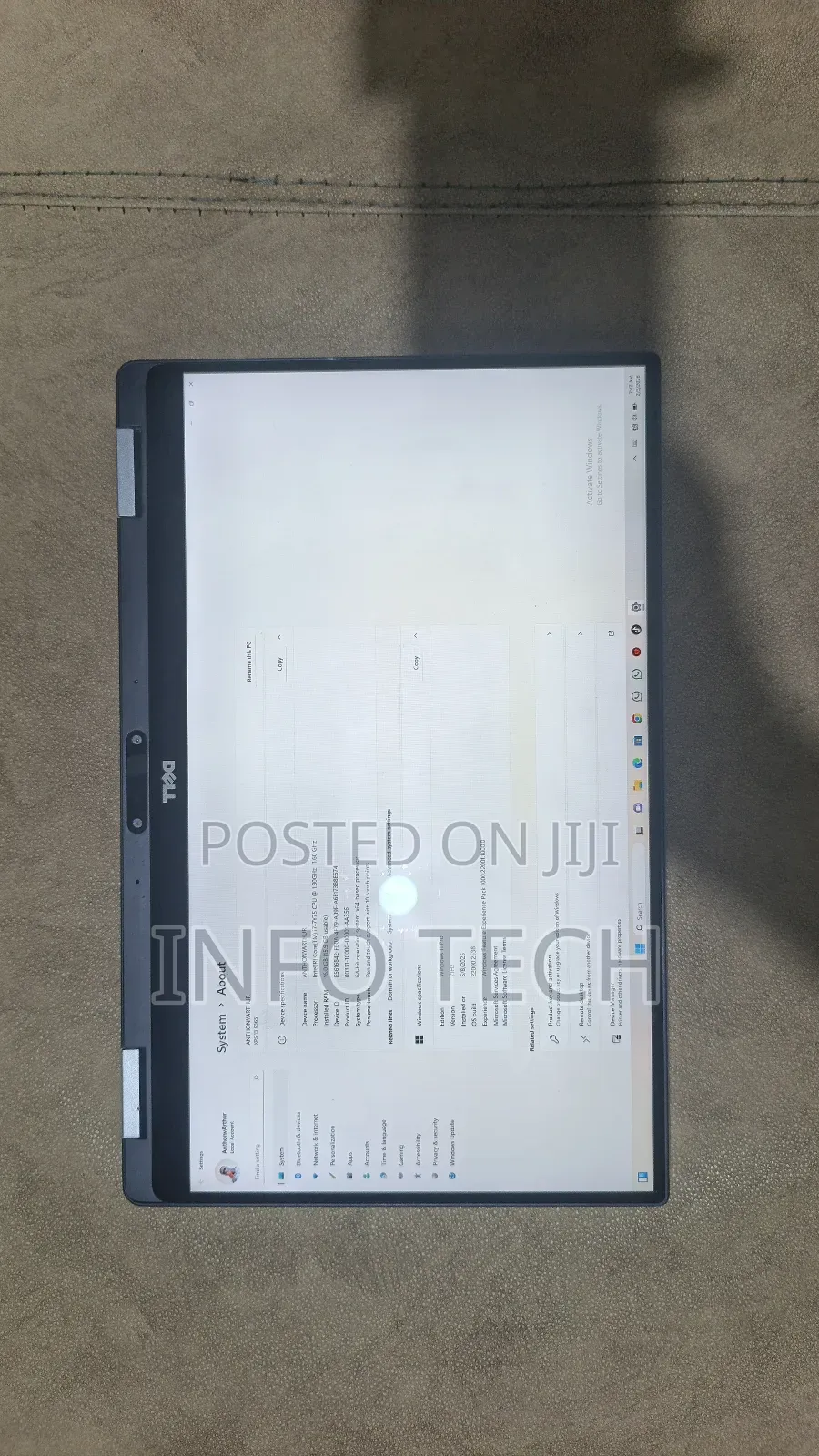 Laptop Dell XPS 13 (9365) 16GB Intel Core i7 SSD 256GB