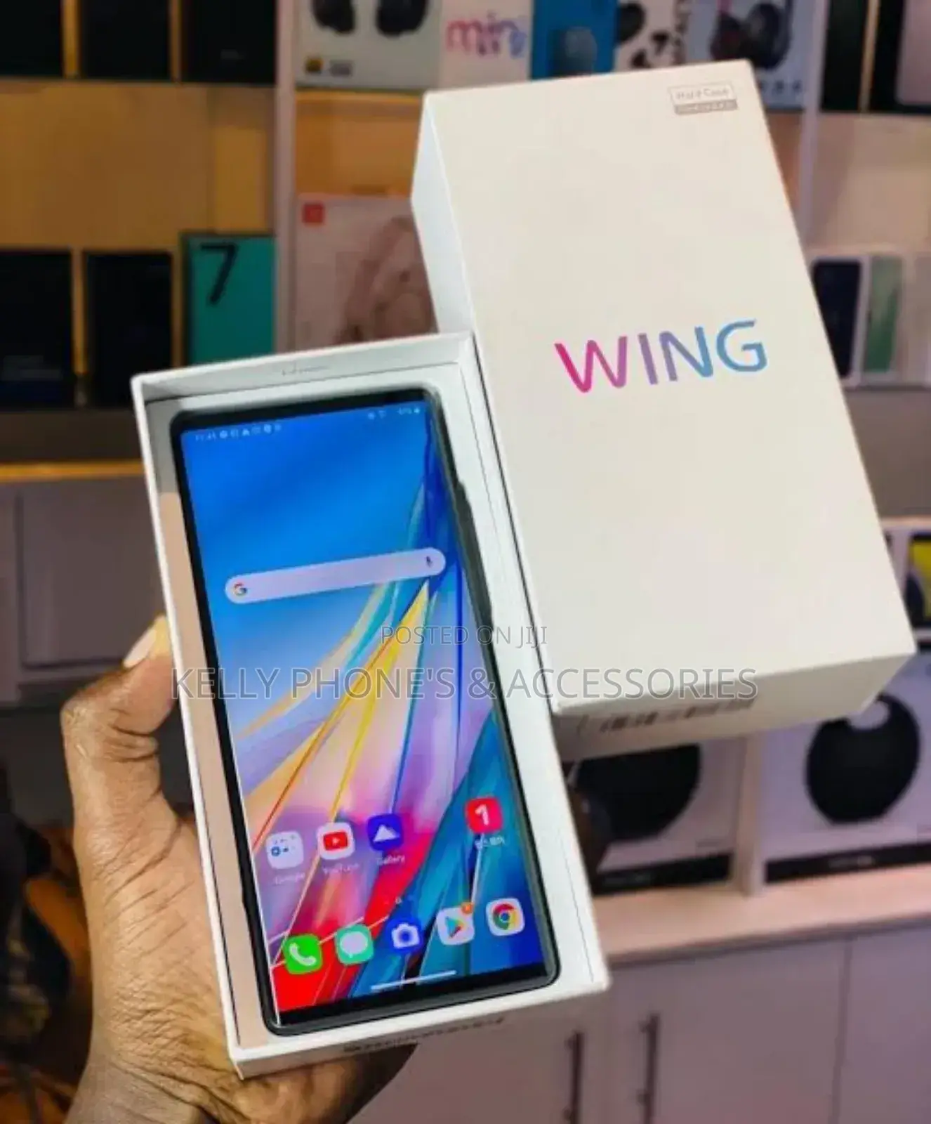 New LG Wing 5G 256 GB Black