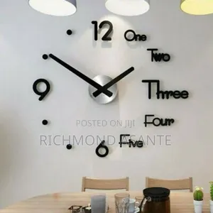 3d Acrylic Wall Clock