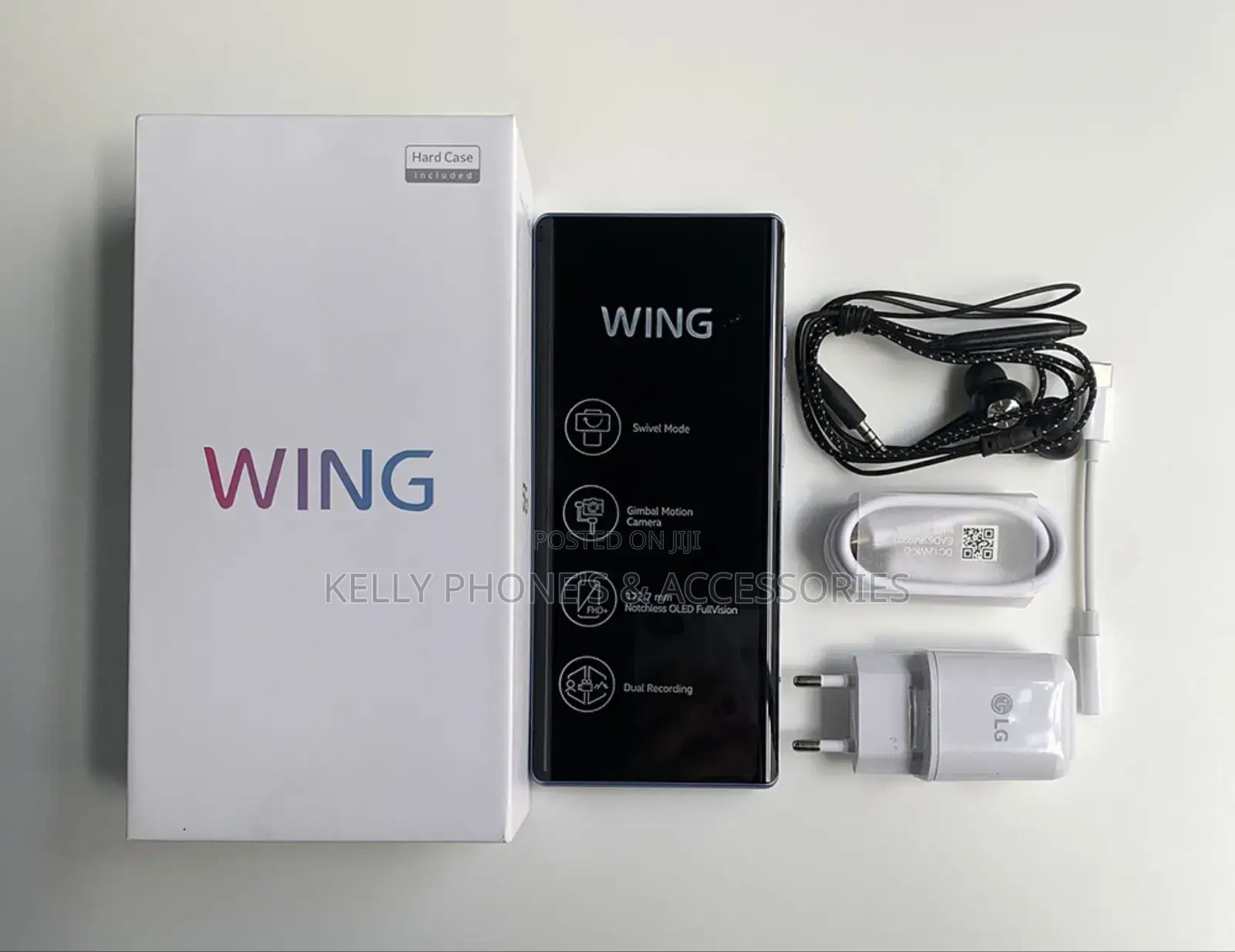 New LG Wing 5G 128 GB Black