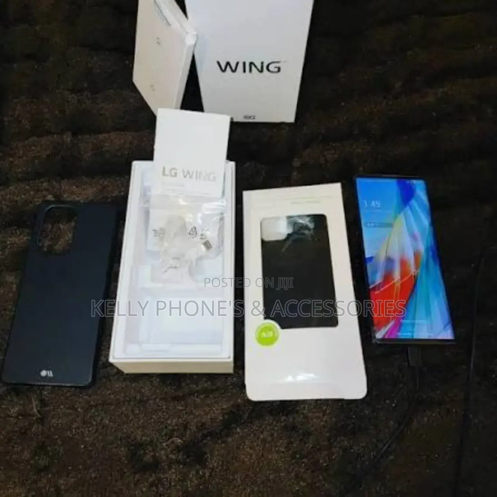 New LG Wing 5G 128 GB Black
