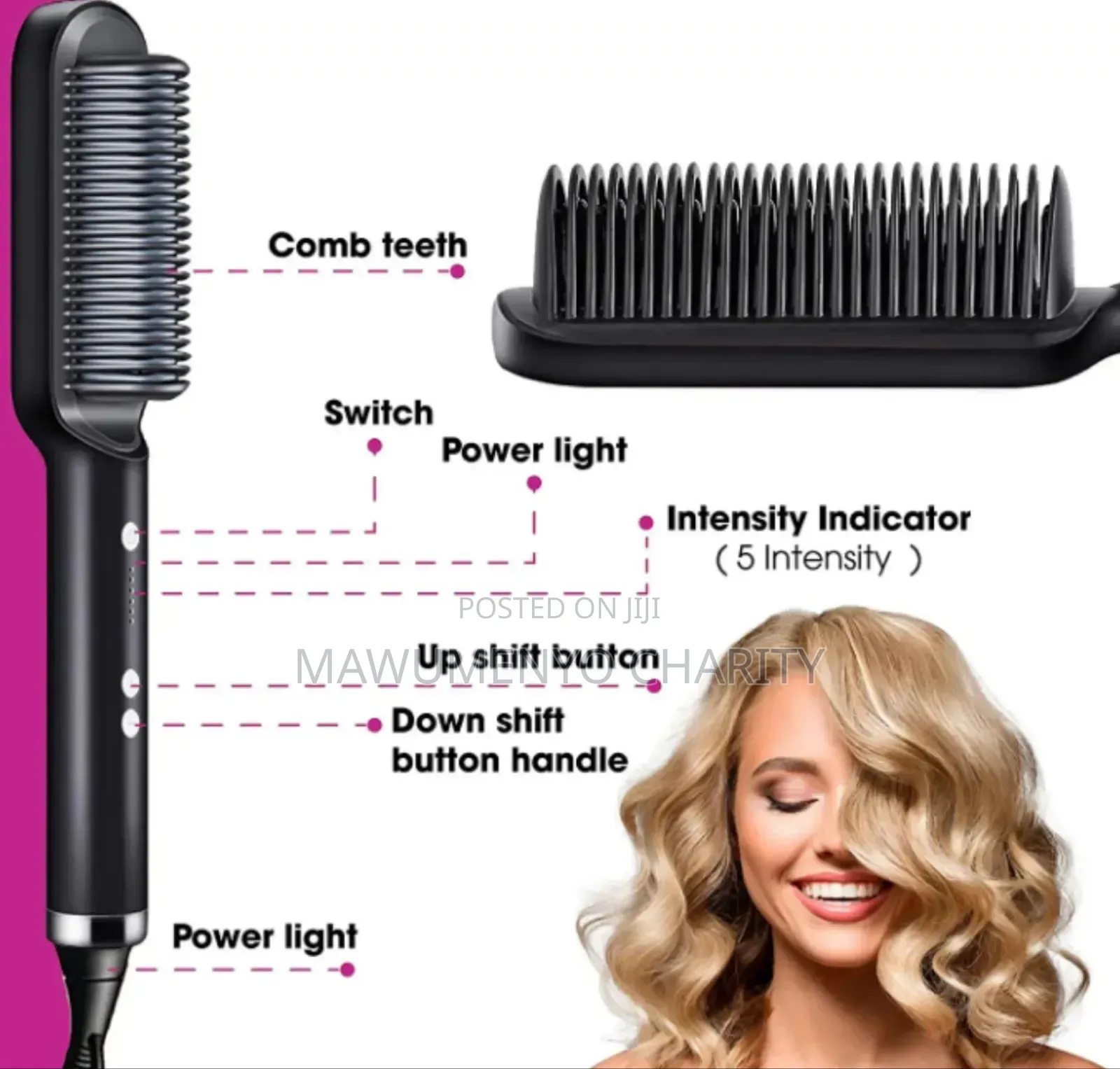 Hot Comb Hair Straightener