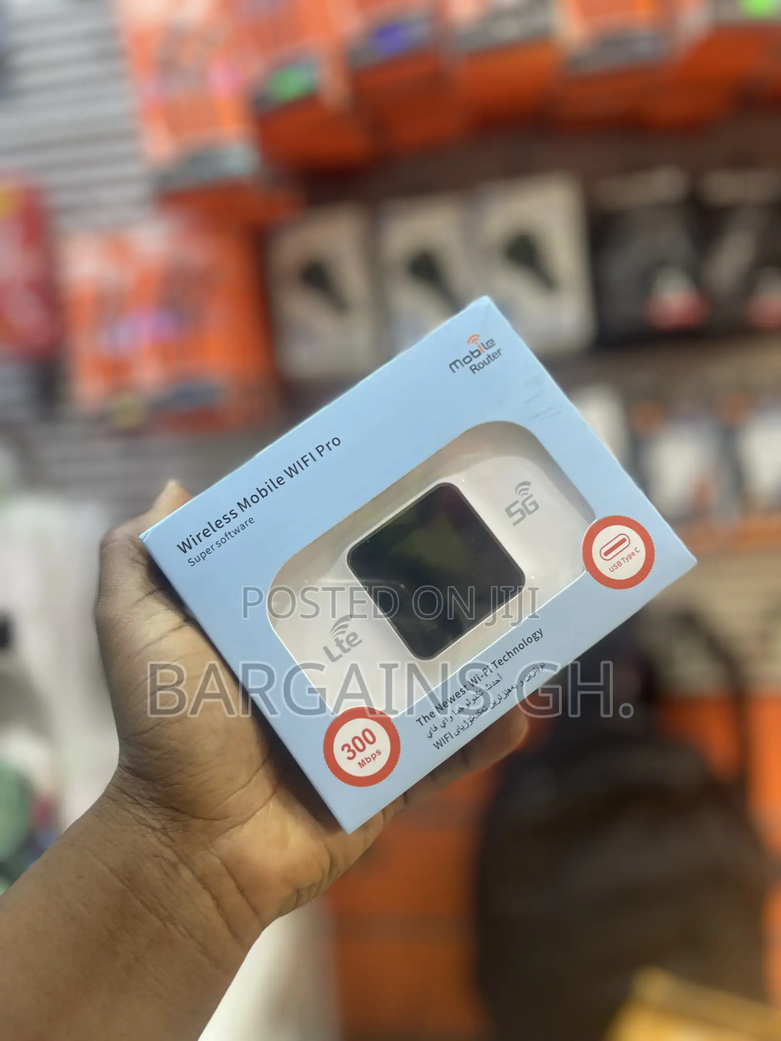 Wireless Mobile Wifi Pro 4g/5g Universal Pocket Mifi (300mbps)