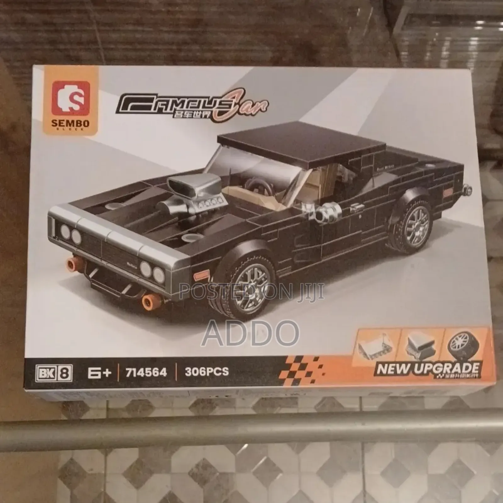 Ford Mustang Muscle Car Lego-Style – 379 PCS Collector’S Edition
