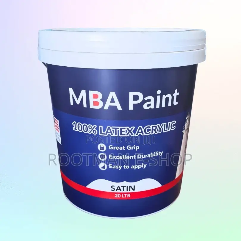Mba 100% Latex Acrylic Foreign Paint 20ltr