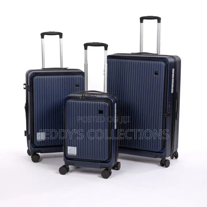 3in1 Expandable Trolley Luggage With Front Open and a Laptop Capacity