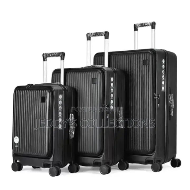 3in1 Expandable Trolley Luggage With Front Open and a Laptop Capacity