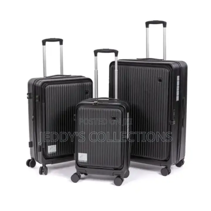 3in1 Expandable Trolley Luggage With Front Open and a Laptop Capacity