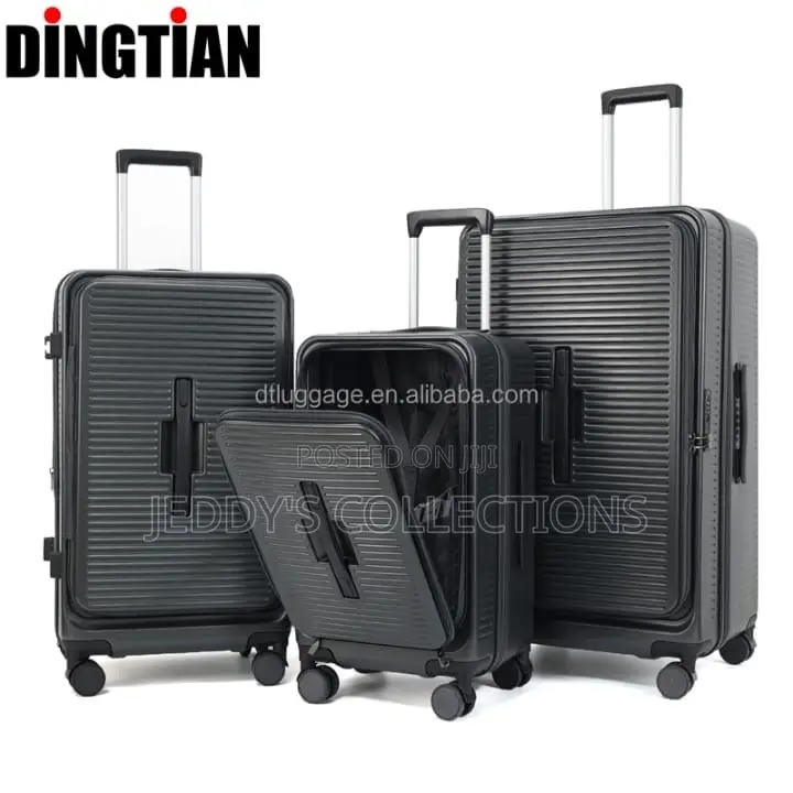 3in1 Expandable Trolley Luggage With Front Open and a Laptop Capacity