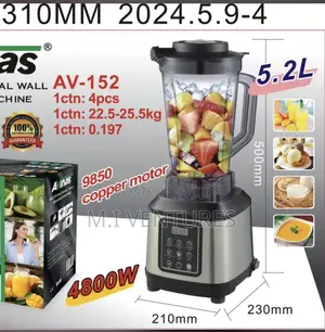 Avinas 5.2l Commercial Blender