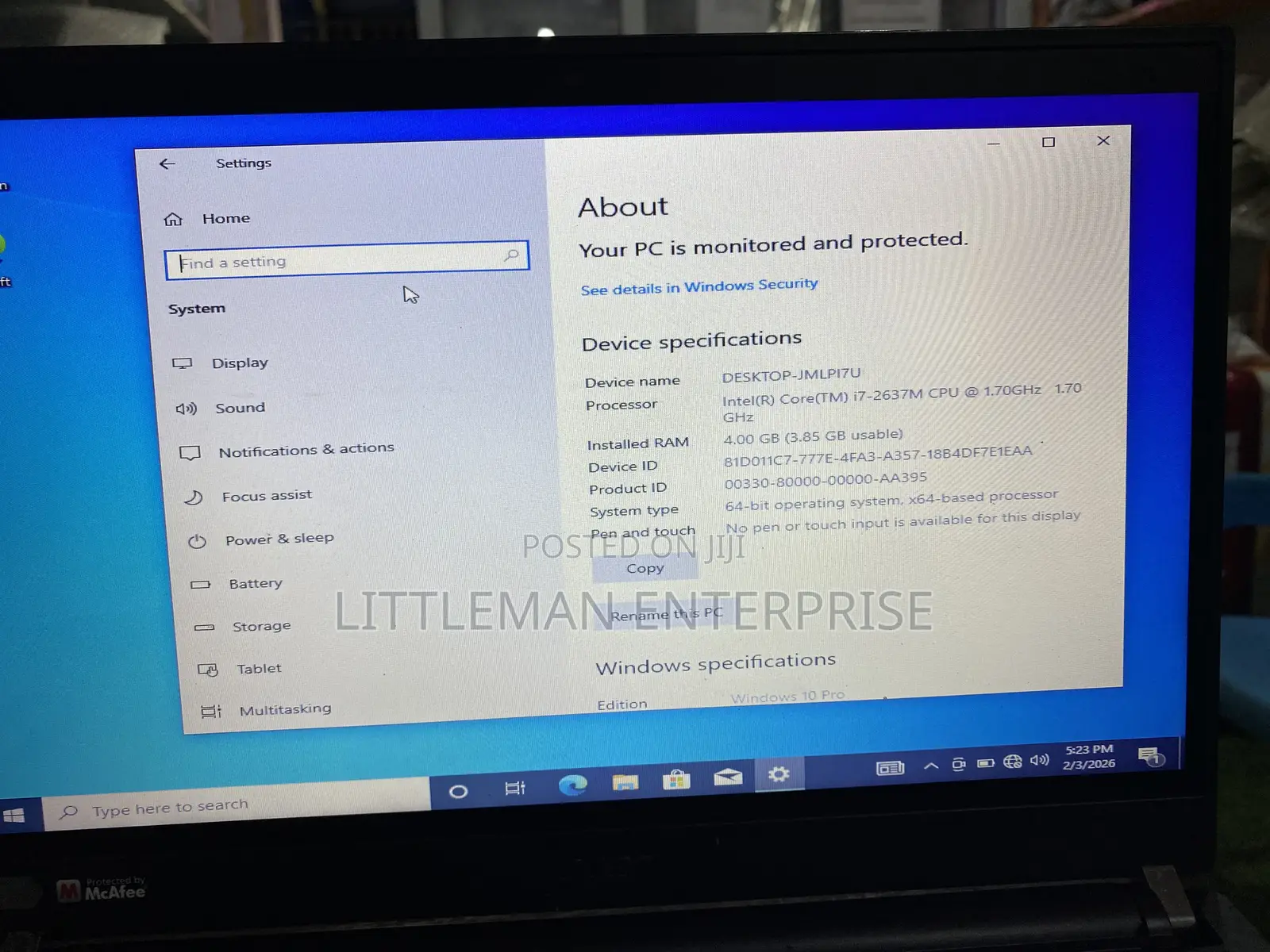 Laptop Acer TravelMate TimelineX 8481T 4GB Intel Core I7 HDD+SSD 16 GB