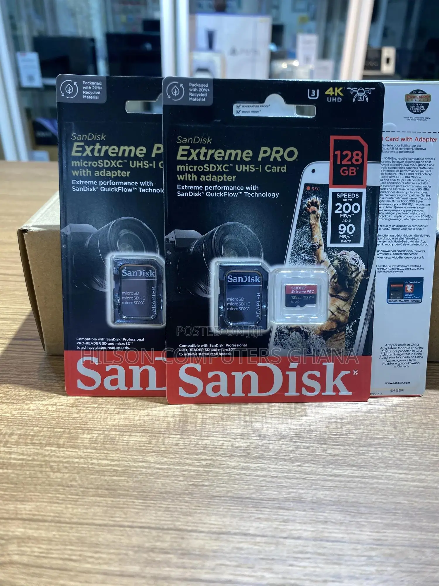 Sandisk Extreme Pro Microsdx Uhs-i Card With Adapter - 128gb