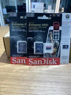 Sandisk Extreme Pro Microsdx Uhs-i Card With Adapter - 128gb