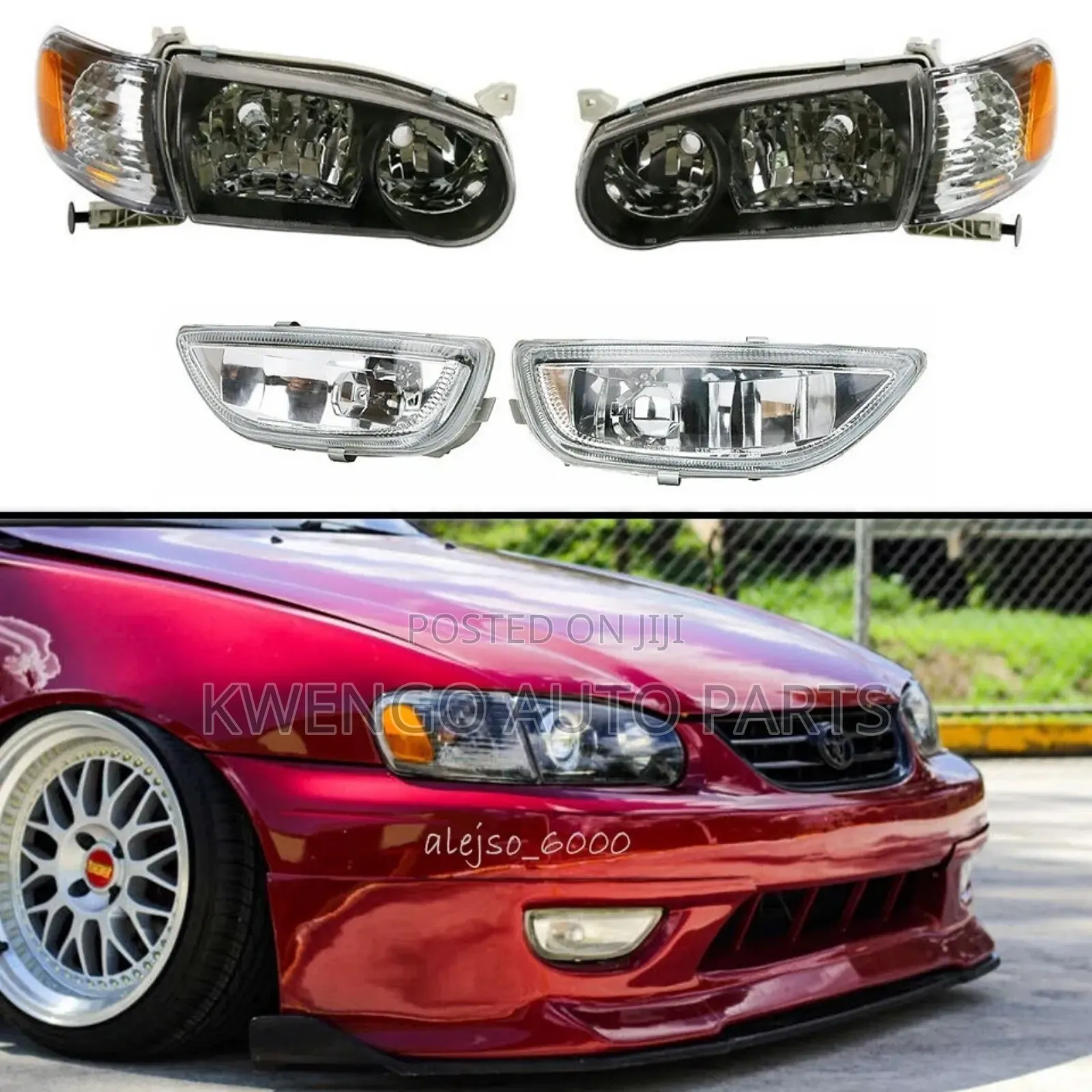 Toyota Corolla Headlight And Side Light