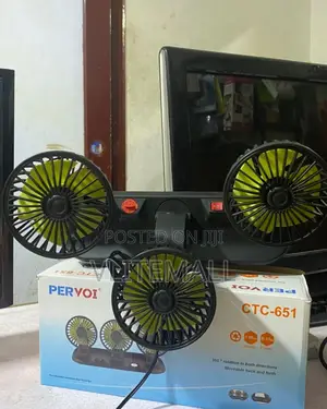 Pervoi Car Mounted Universal Head Fan