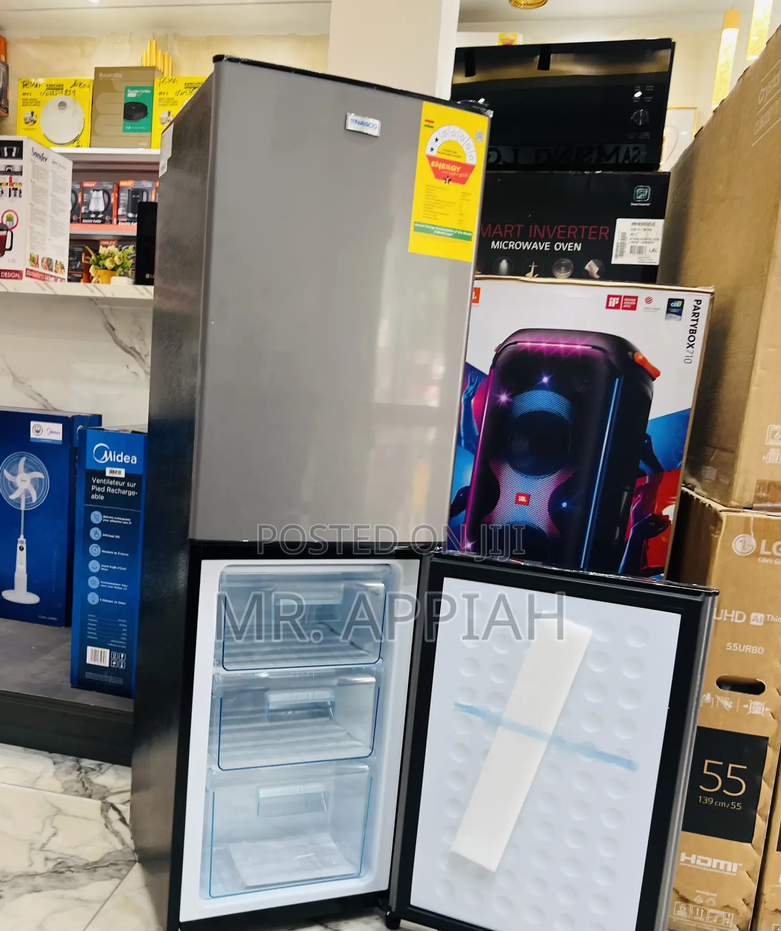 Purchase Affordable Nasco-D2-20fl 158l Electric Fridge(Gray) 