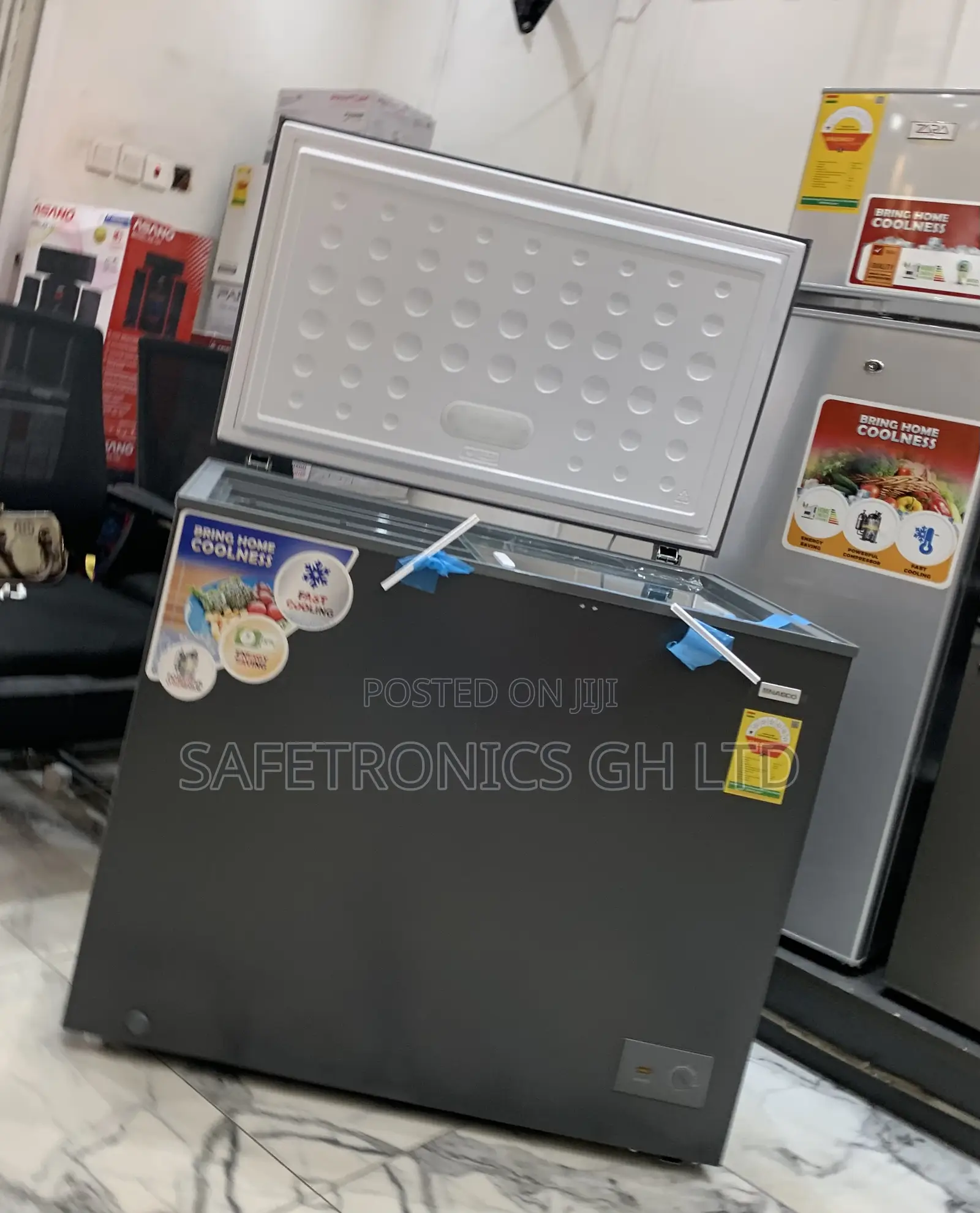 Massive New Nas300 Singledoor Grey Electric 251 Liters Freezer