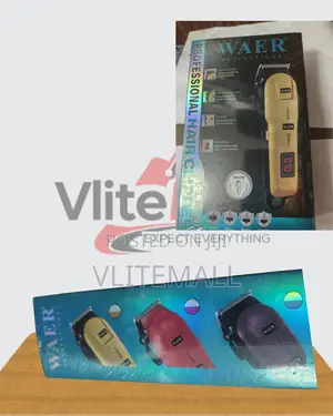 Waer Professional Rechargeable Hair Clipper Set With LCD Indicator