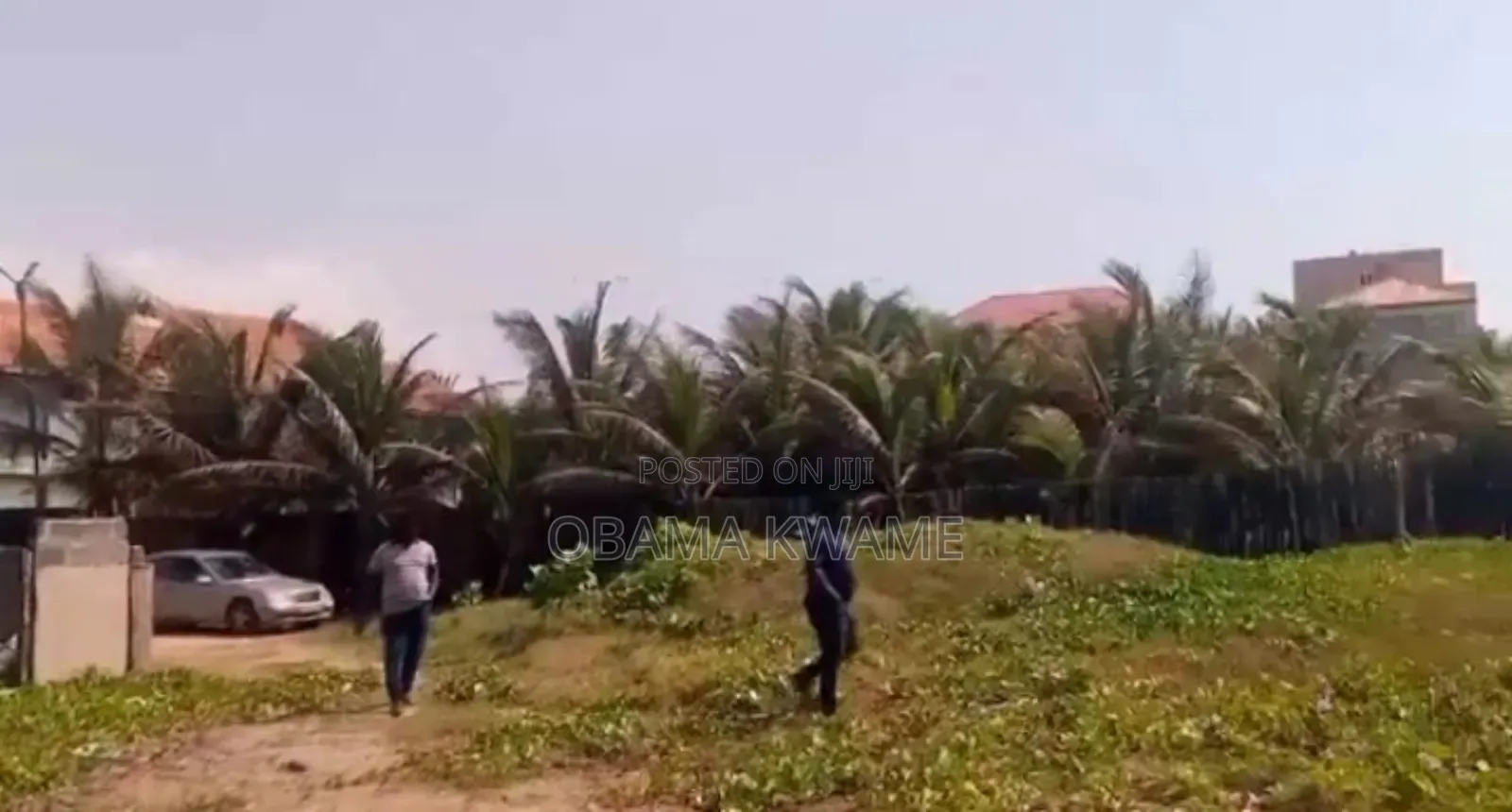 Titled 3 Acres of Beachfront Land for Sale at Prampram