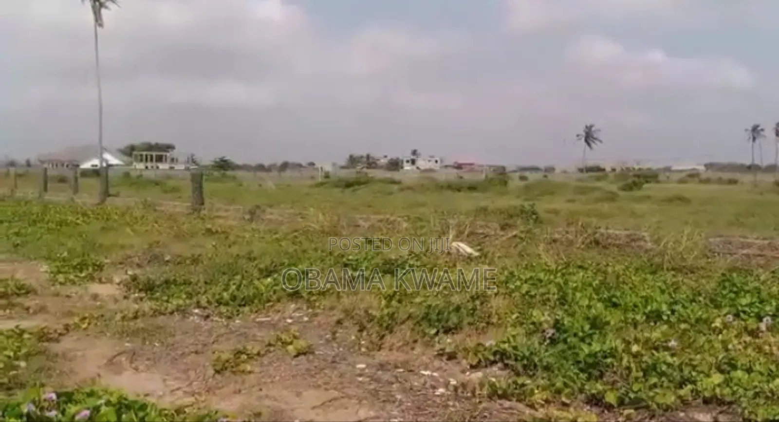 Titled 3 Acres of Beachfront Land for Sale at Prampram