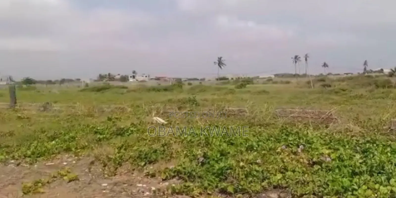 Titled 3 Acres of Beachfront Land for Sale at Prampram