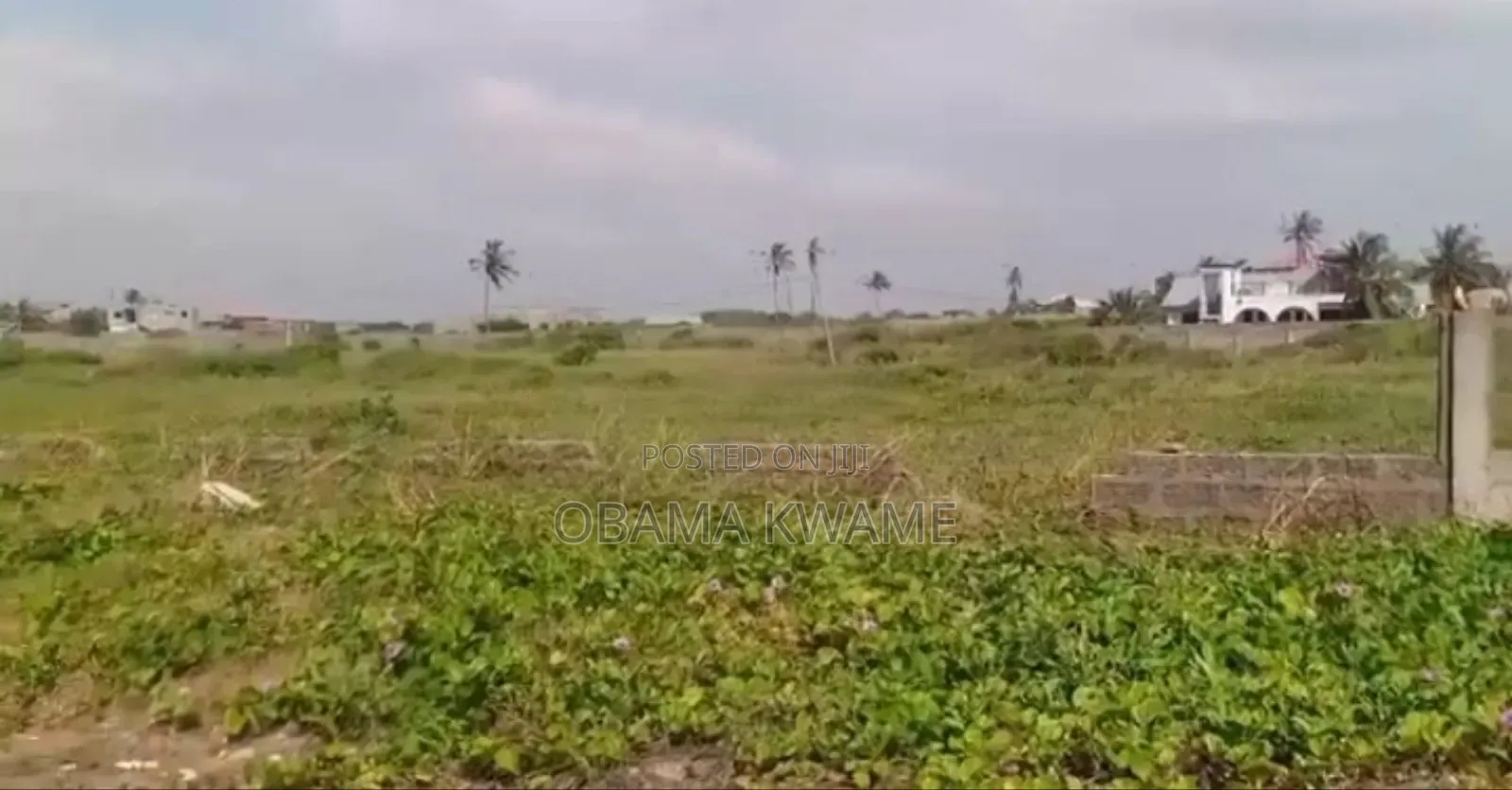Titled 3 Acres of Beachfront Land for Sale at Prampram