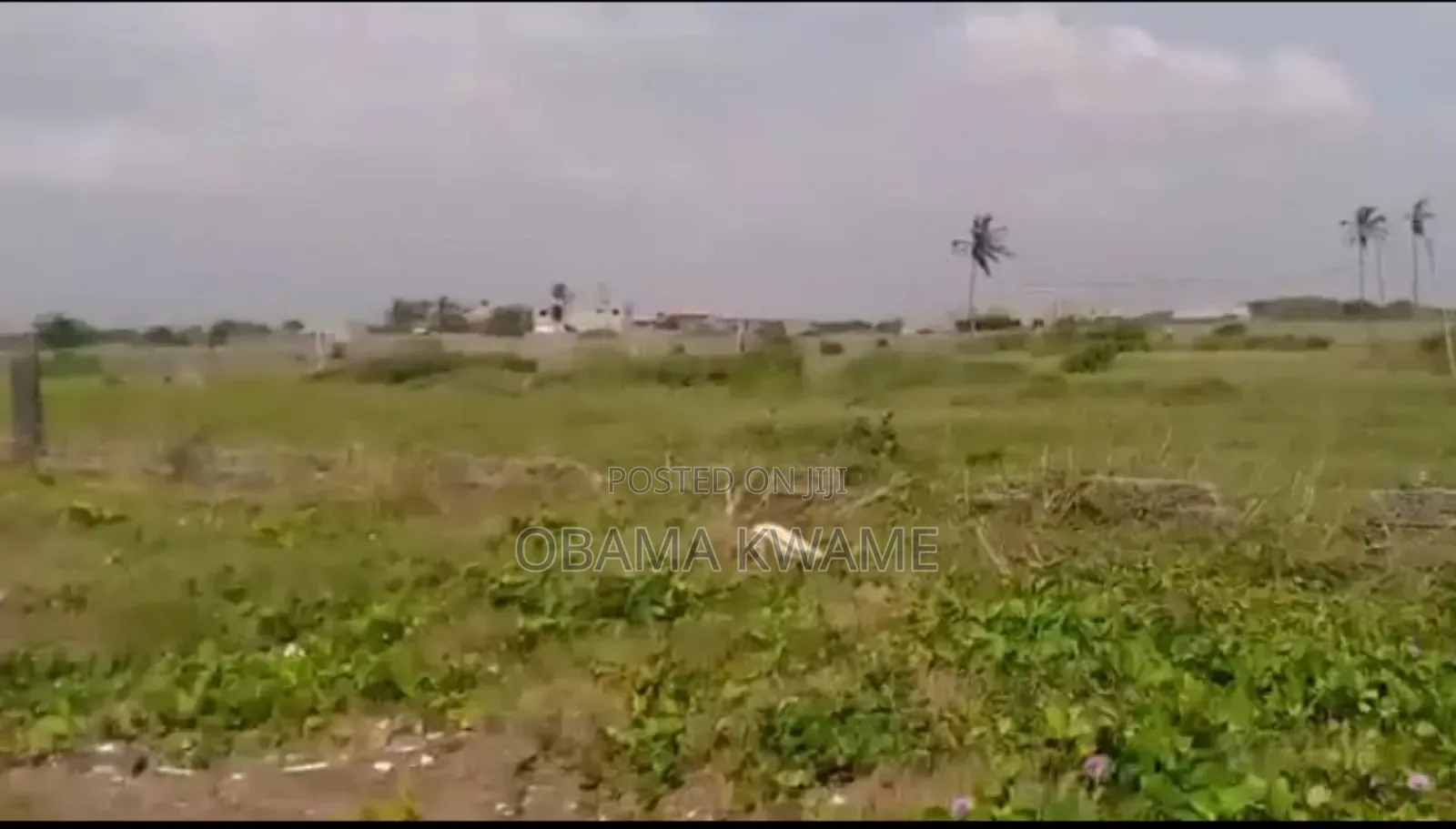 Titled 3 Acres of Beachfront Land for Sale at Prampram