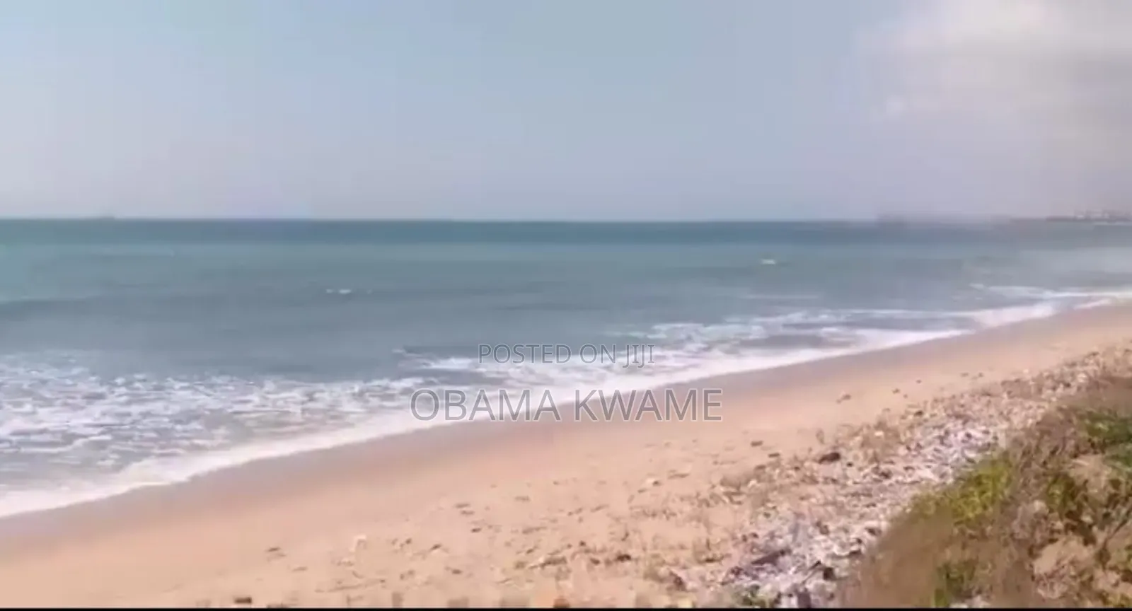 Titled 3 Acres of Beachfront Land for Sale at Prampram