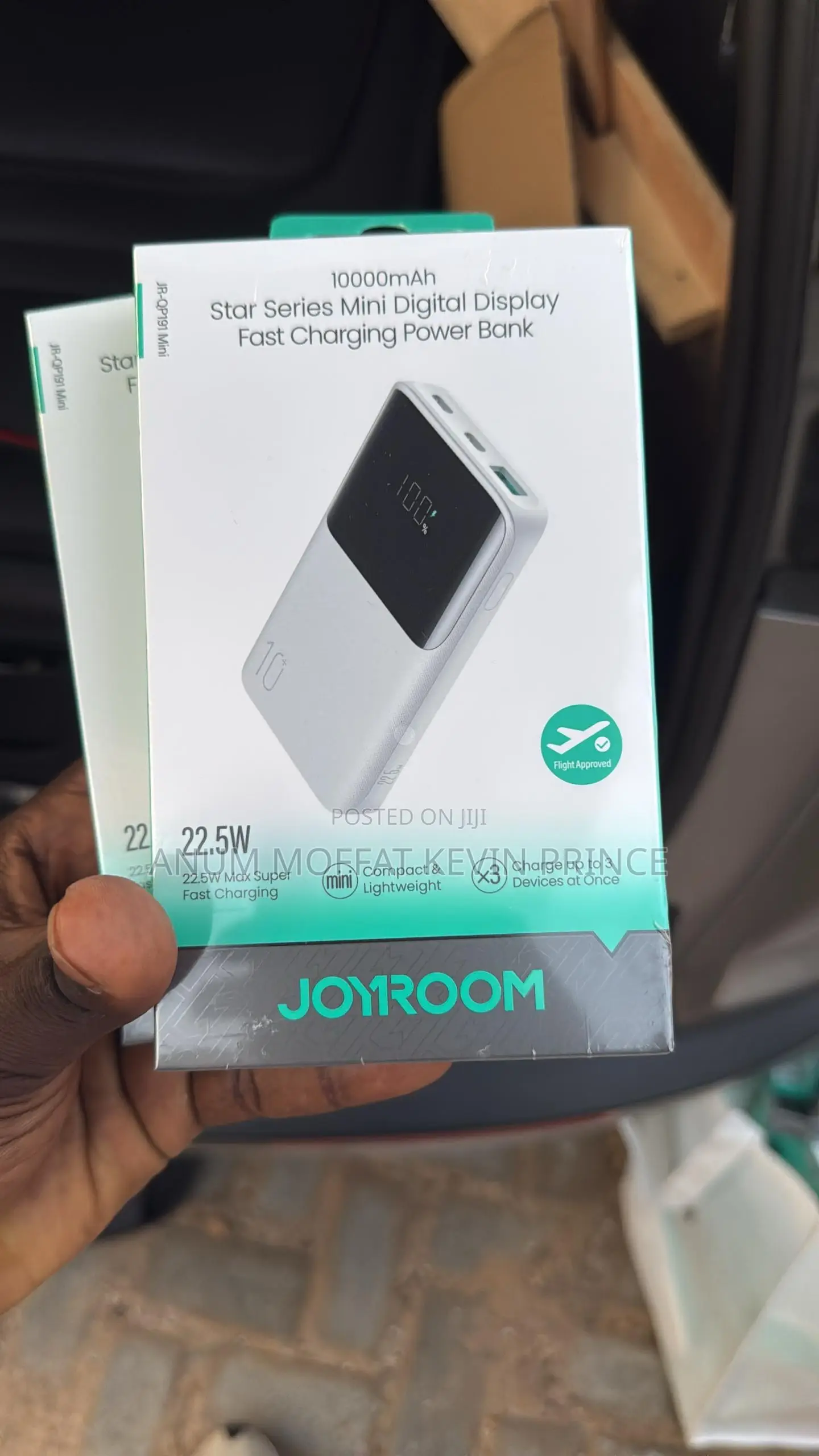 10000mah Star Series Mini Digital Display Fast Charging Power Bank