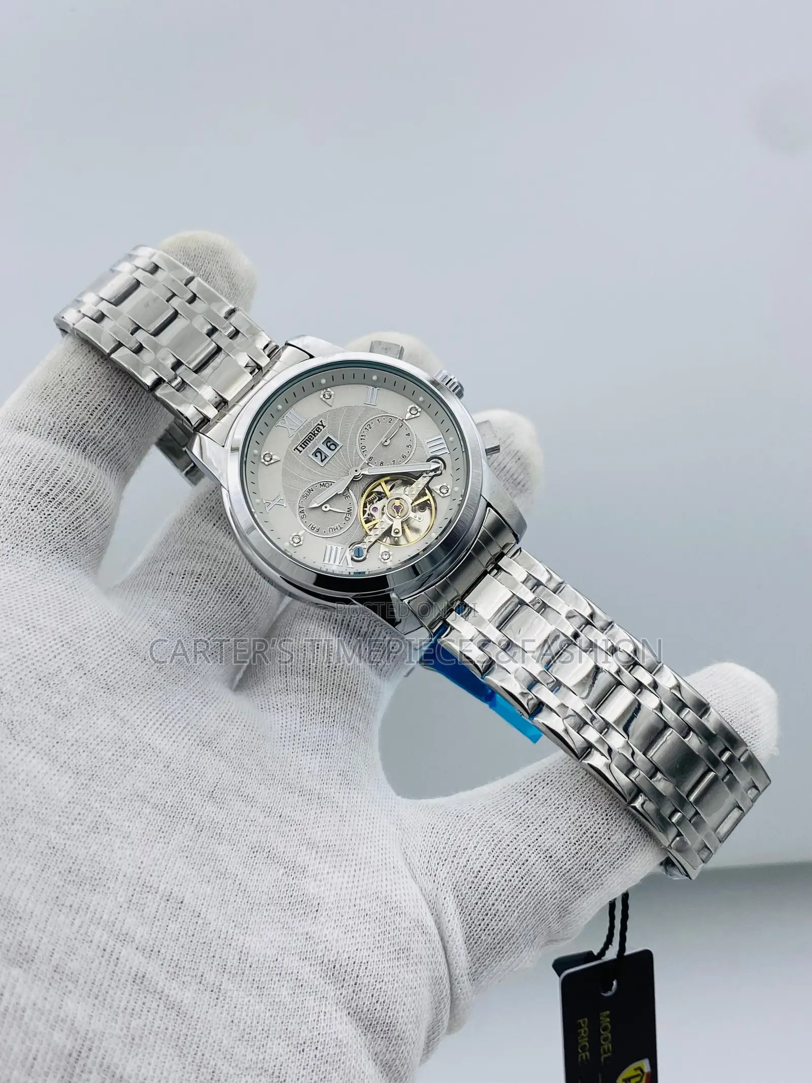 Timekey Engine Chain Watches