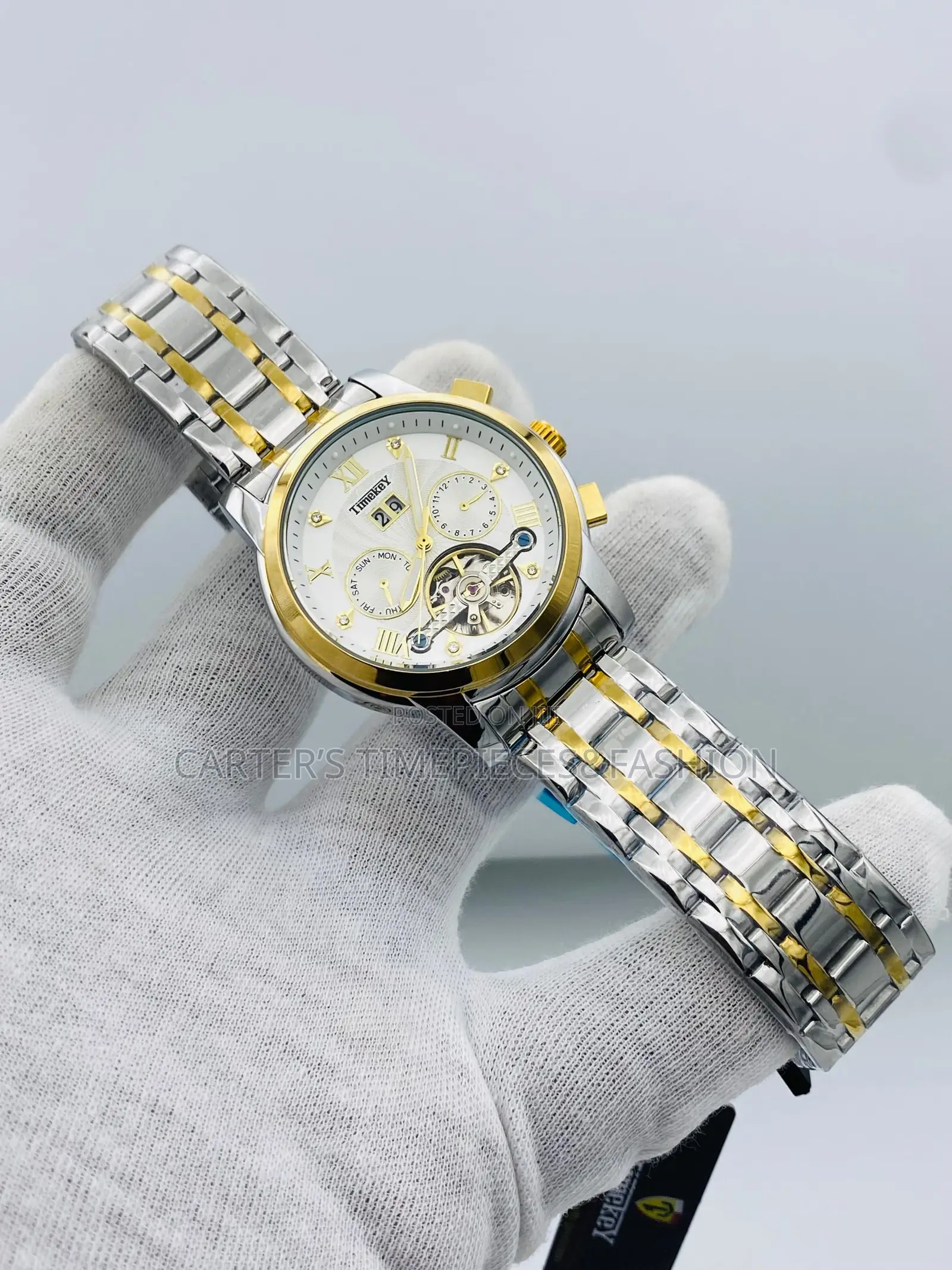 Timekey Engine Chain Watches