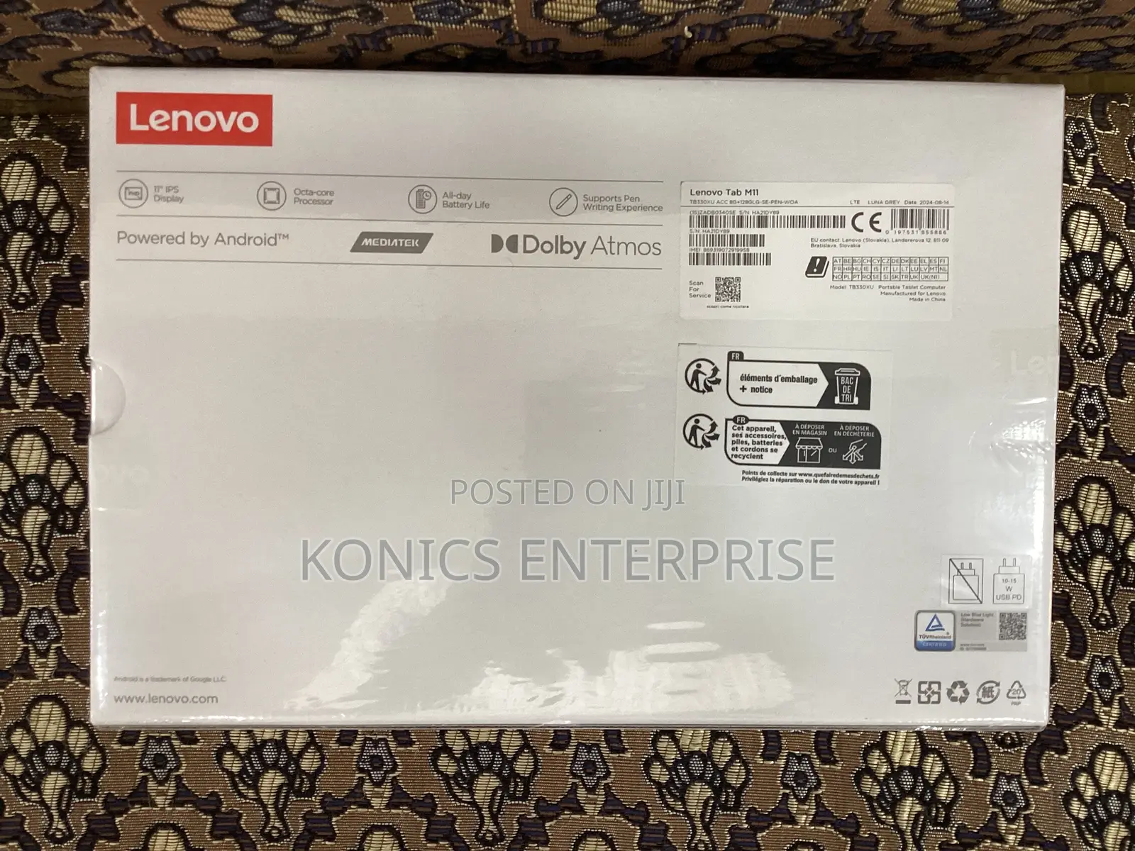 New Lenovo Tab M11 128 GB Gray