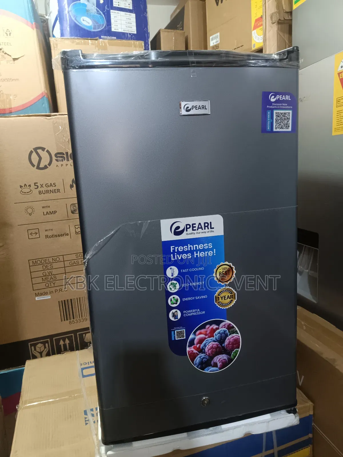 Pearl 92liter Single Door Table Top Fridge