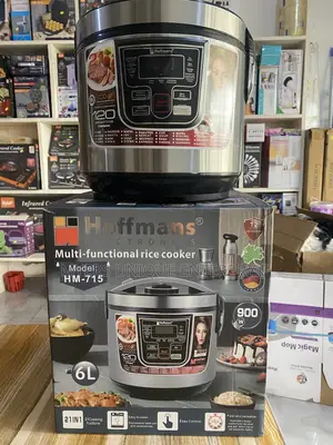6l Modern Hoffman Rice Cooker With Automatic Keep Warm Feature