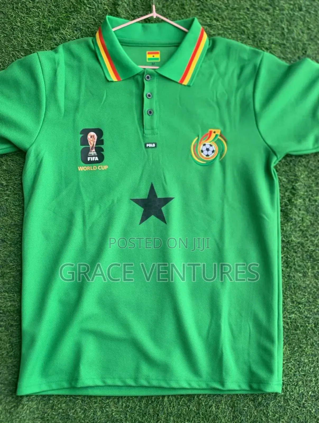 Quality Ghana Black Star Polo Shirt – Stylish Unique Design