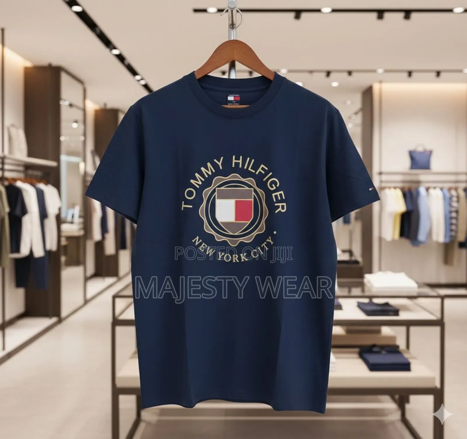 Multi -Size Men's Short Round Neck Shirt