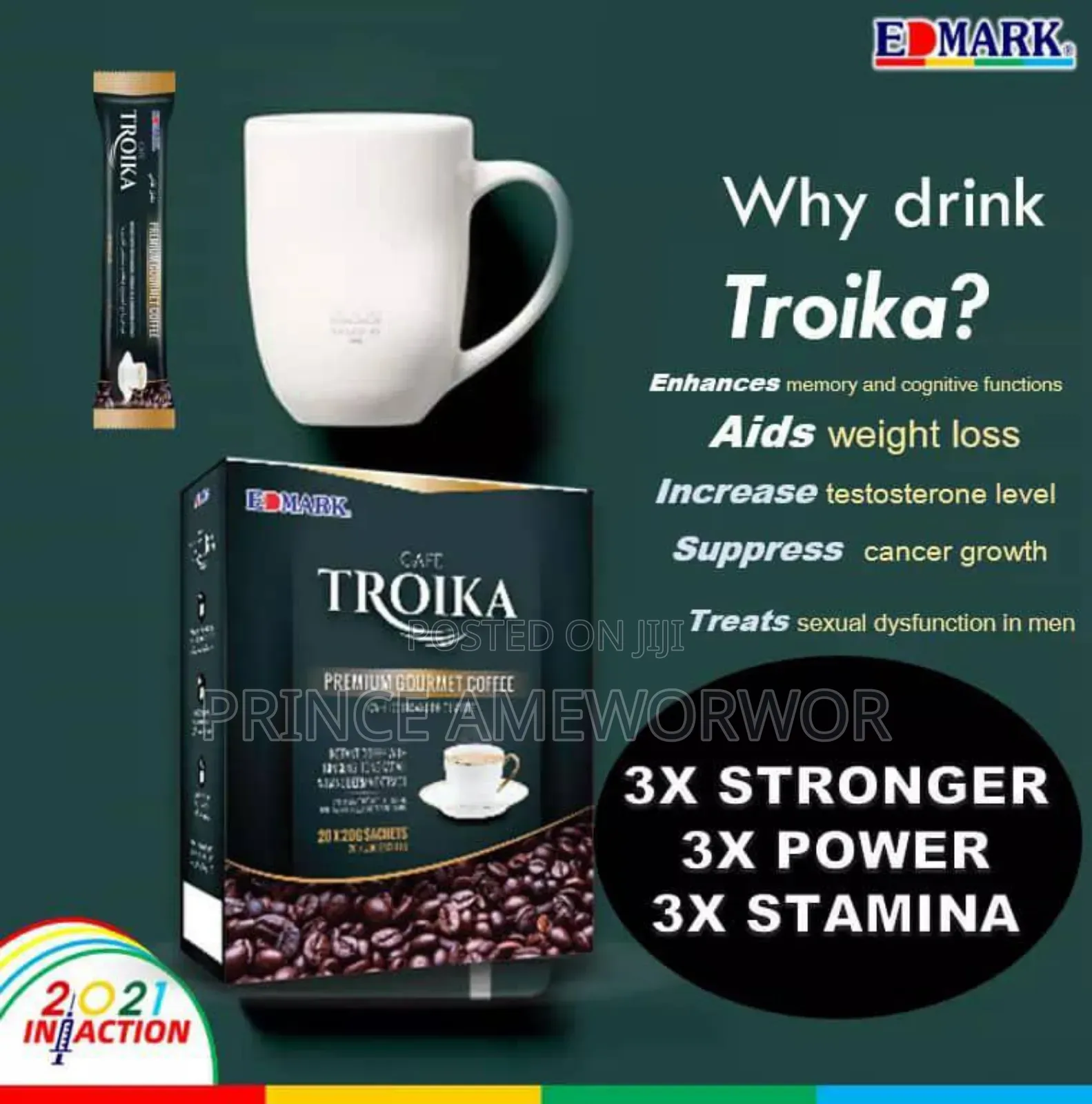 Edmark Troika Coffee | Boost Energy, Stamina Immunity