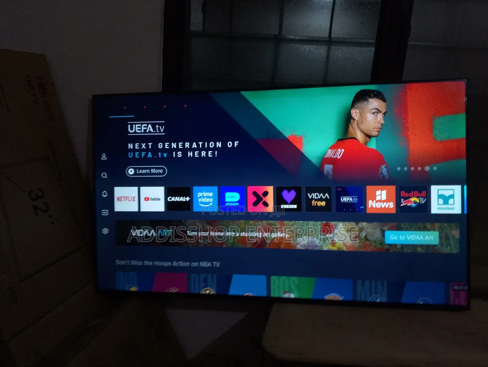 Hikers 55 Frameless Smart Vidaa 2025 Version Uhd Frameless
