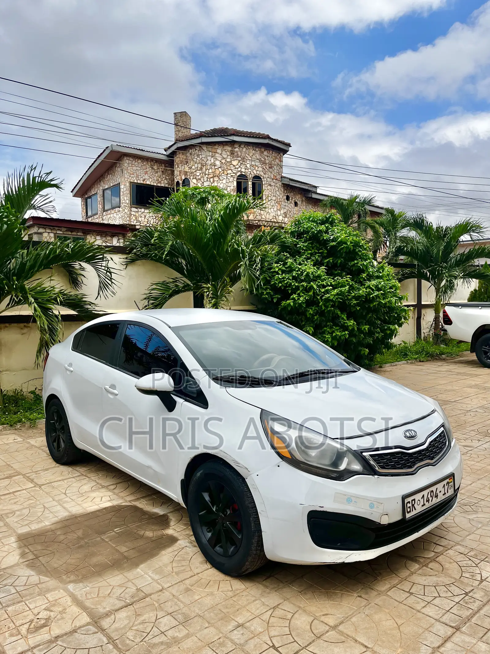 Kia Rio EX 4dr Sedan (1.6L 4cyl 6A) 2013 White