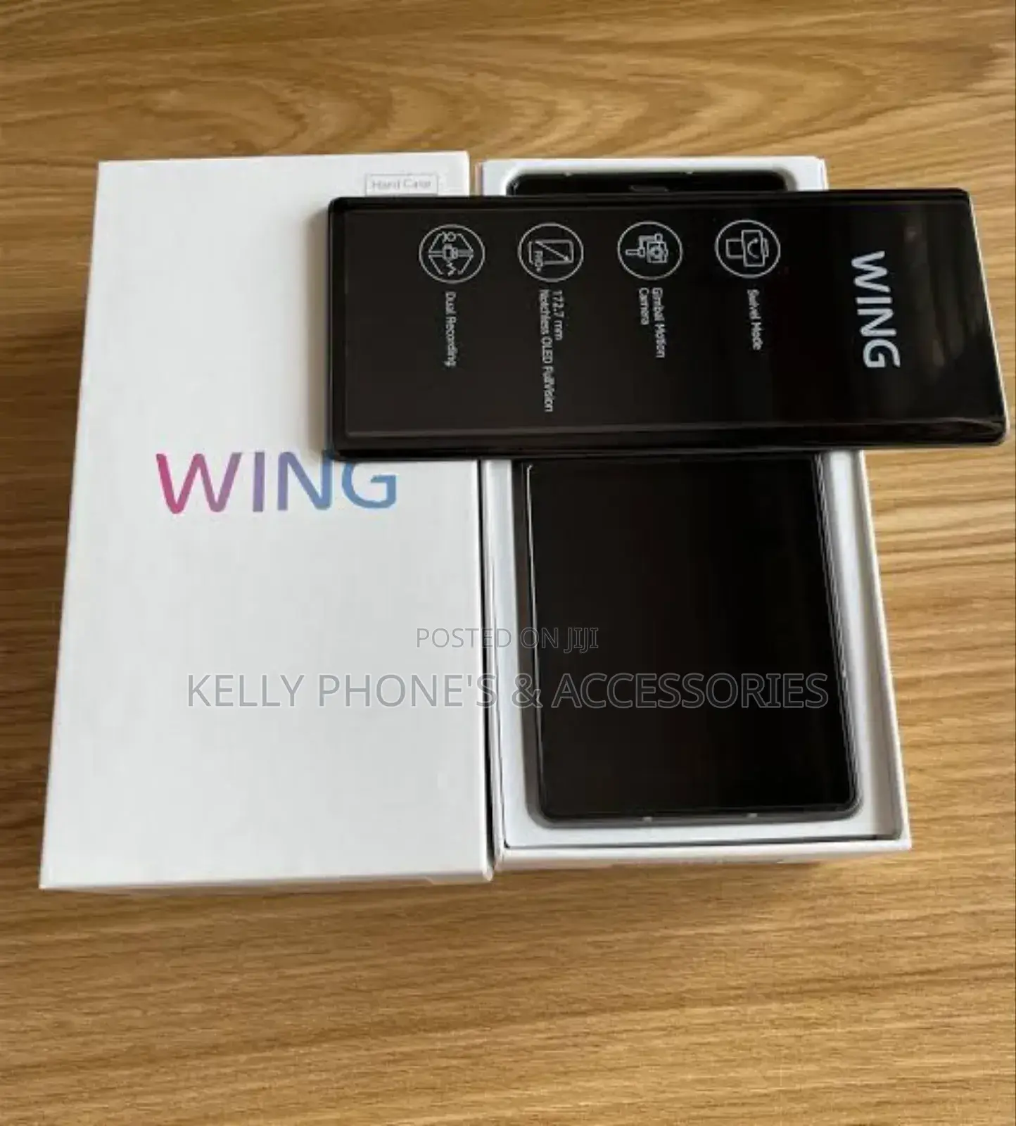 New LG Wing 5G 128 GB Black