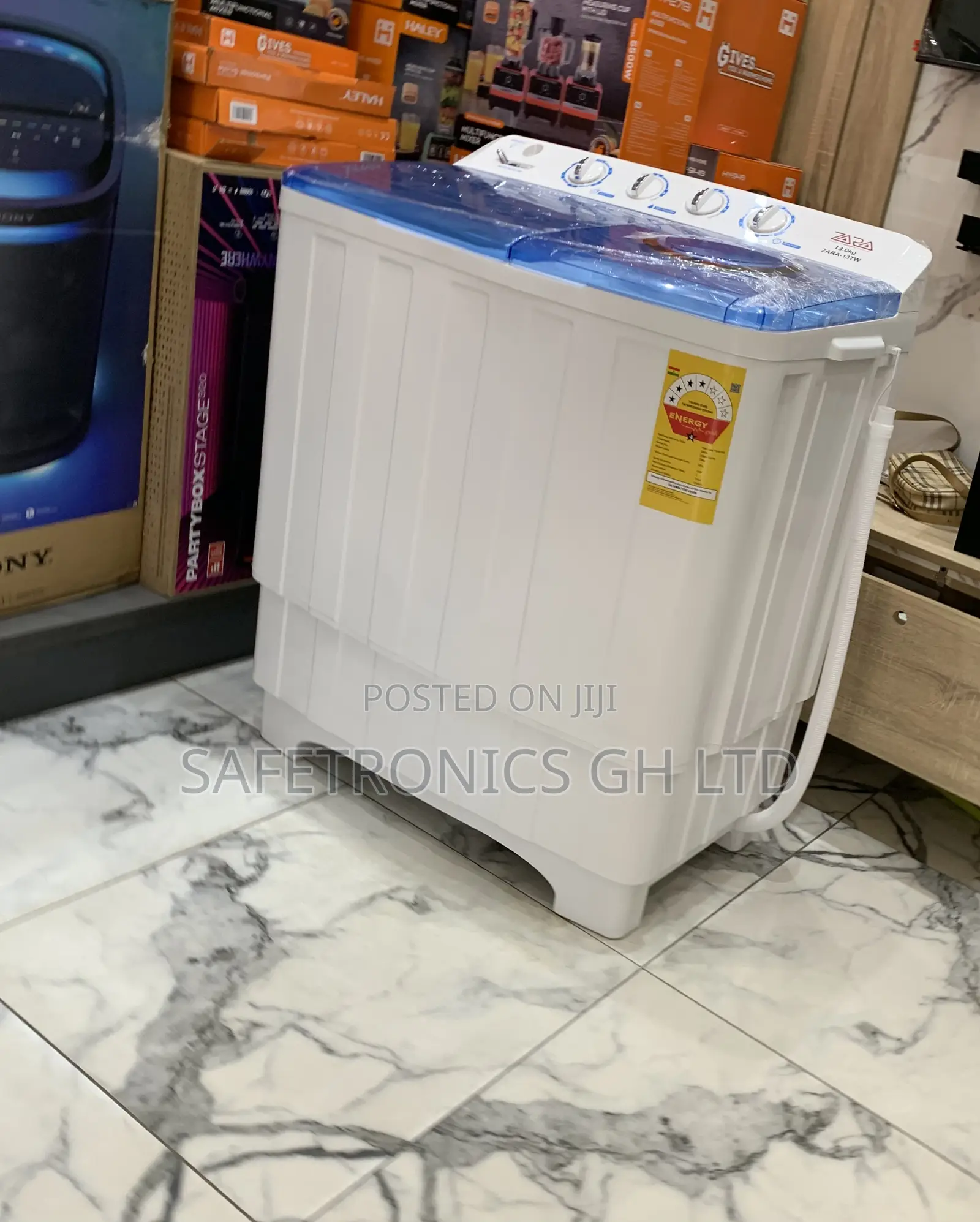 Affordable White Zara-13tw Topload Semiautomatic Washer
