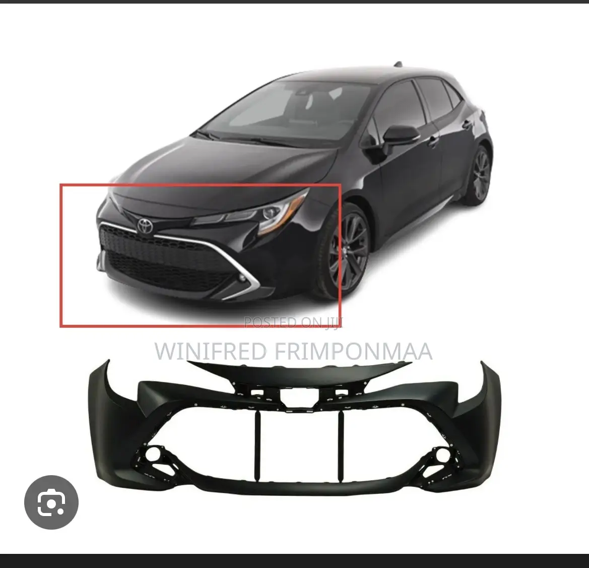 Corolla 2020 Front Bumper Se