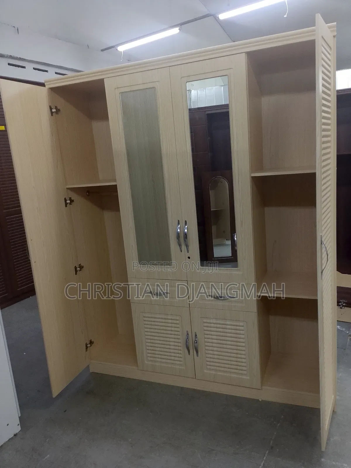 Ultra Modern 4-Door Foreign Wardrobe