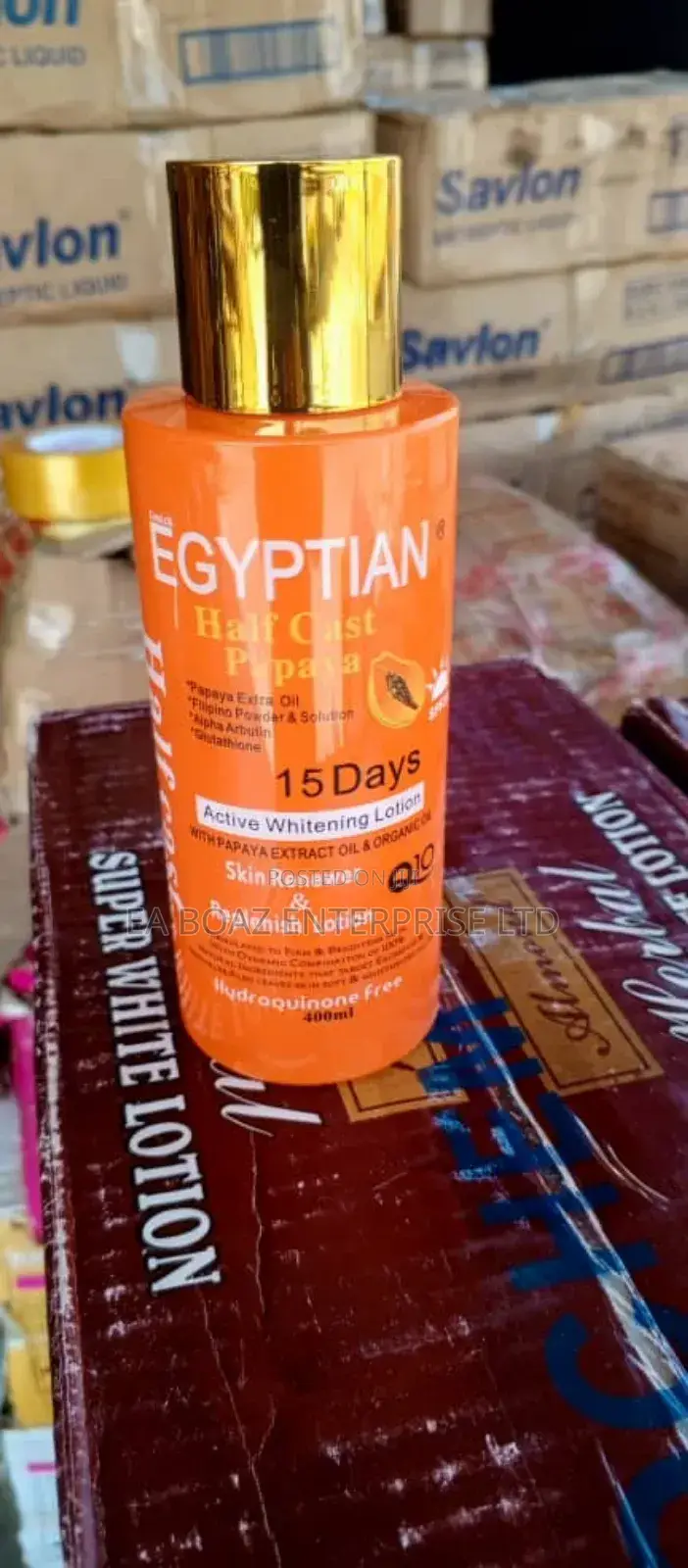 Egyptian Half Cast Papaya Active Whitening Lotion
