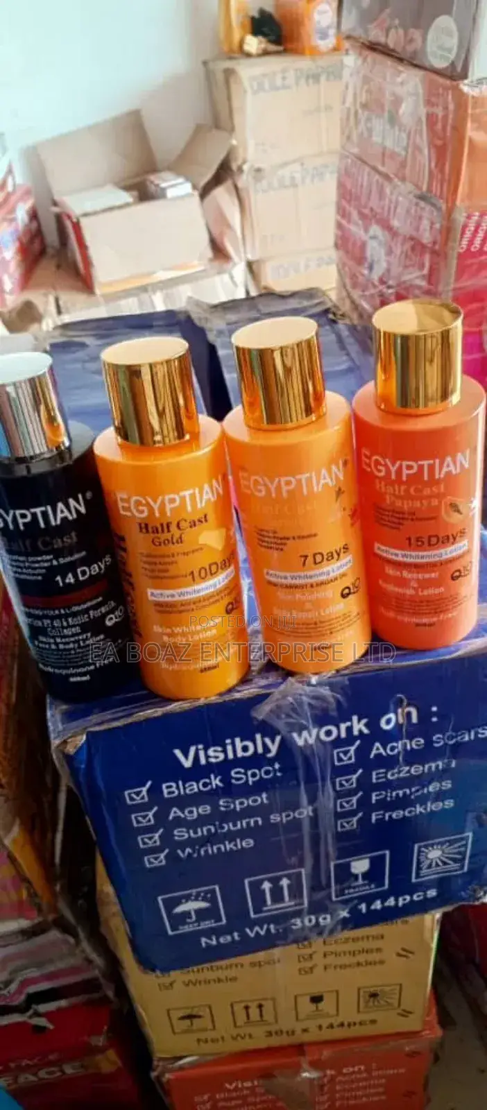 Egyptian Half Cast Papaya Active Whitening Lotion